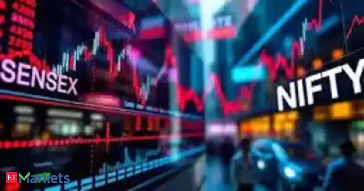 Sensex falls over 150 pts, Nifty below 25,700 to flat start as D-St tread cautiously amid Fed uncertainty, muted earnings