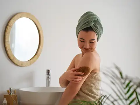 1-Minute dry brushing 
