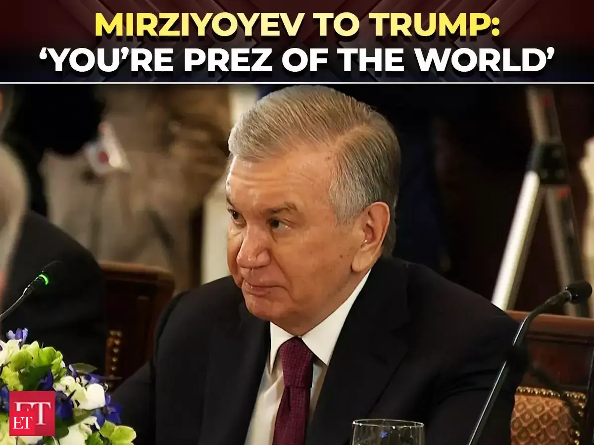 Trump touted as ‘World President’ by Uzbekistan’s Shavkat Mirziyoyev ...
