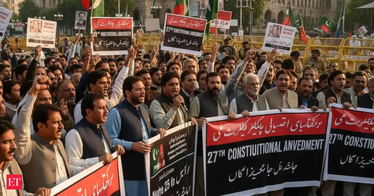 Opposition vows nationwide protests as Pakistan moves to pass 27th Constitutional Amendment