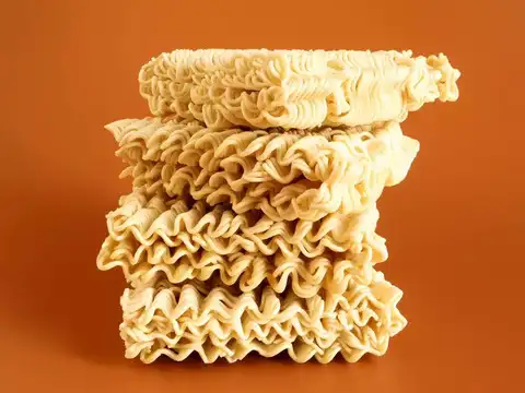 High‑sodium foods (instant noodles, packaged soups, salty chips)
