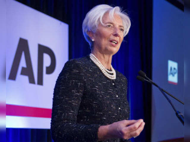 IMF Chief Christine Lagarde speaks at The AP Annual Meeting