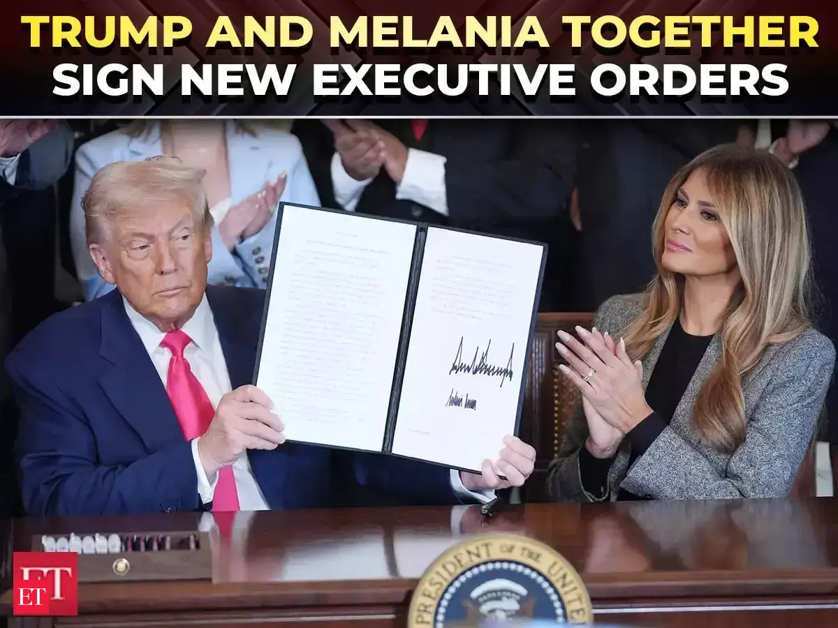 Trump signs 3 powerful executive orders: Melania unveils plan to help ...