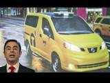 Carlos Ghosn introduces the Nissan NV200 taxi van 