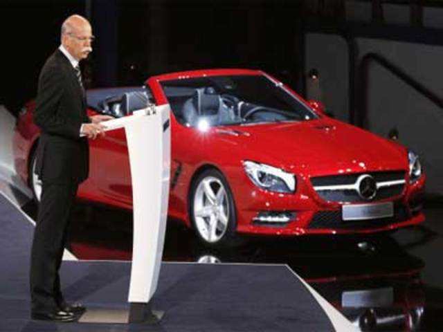 CEO Zetsche gives a speech at Daimler AG annual shareholder meeting