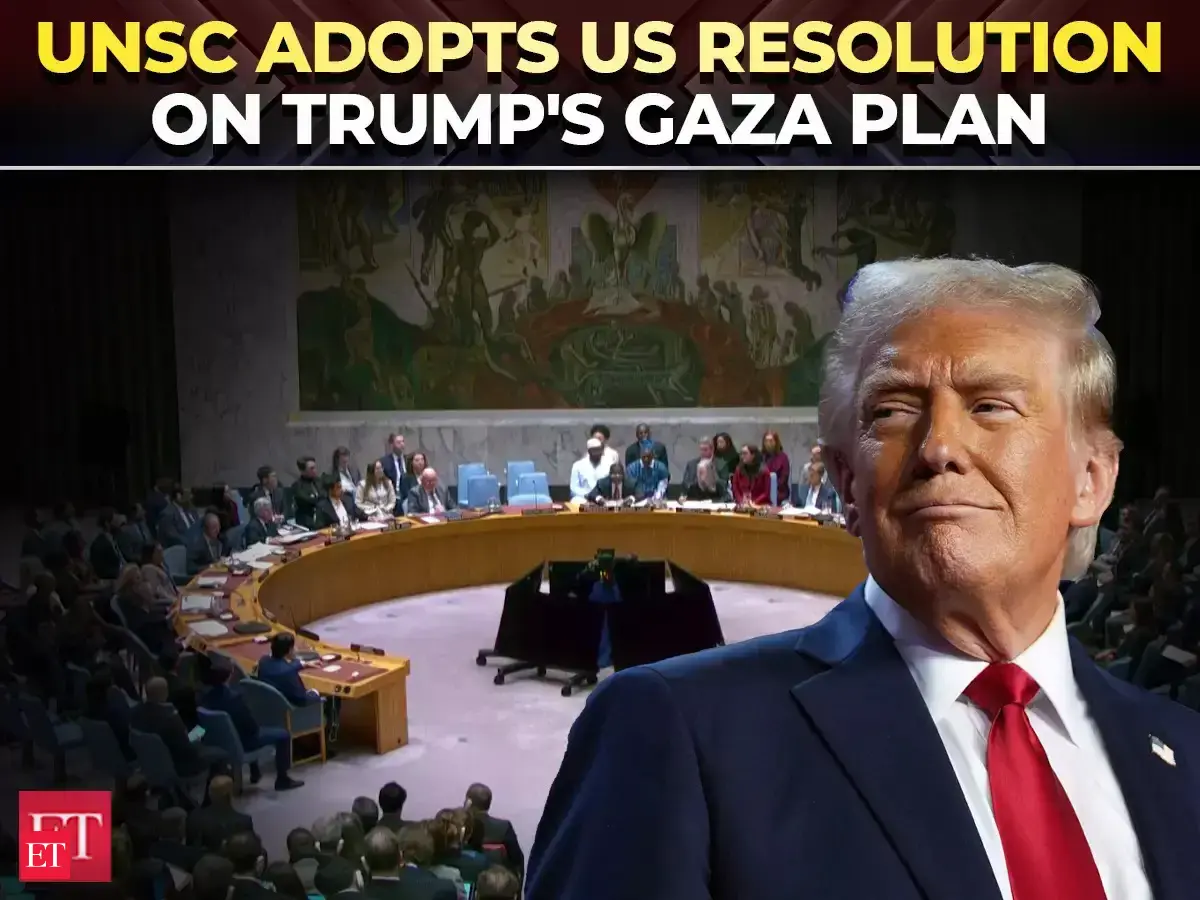 UN Security Council adopts US resolution on Trump's 20-point Gaza plan ...
