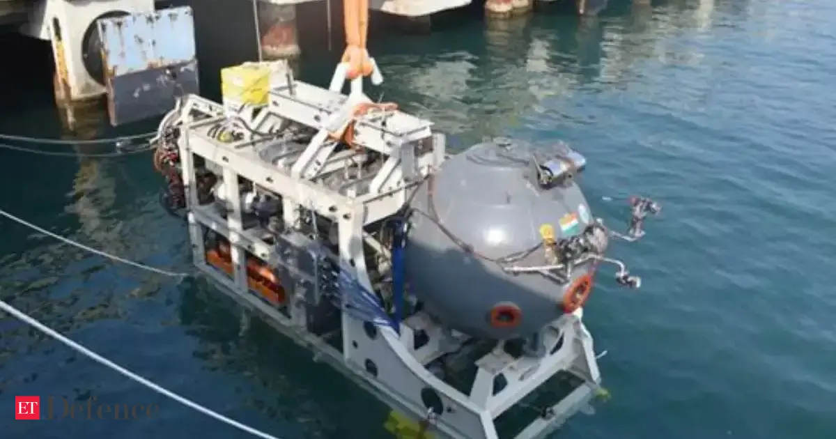 India to test country’s first manned deep-sea submersible, Matsya-6000, off Chennai coast next year