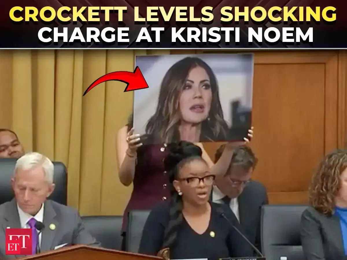 ‘Kristi Noem funnelled millions via…’: Rep. Crockett drops bombshell ...