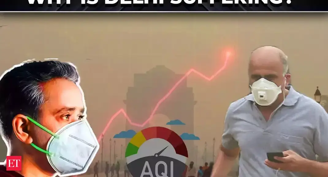 Delhi-NCR breaths in gas chamber: Pollution hits hard with 430+ AQI, toxic smog lowers visibility