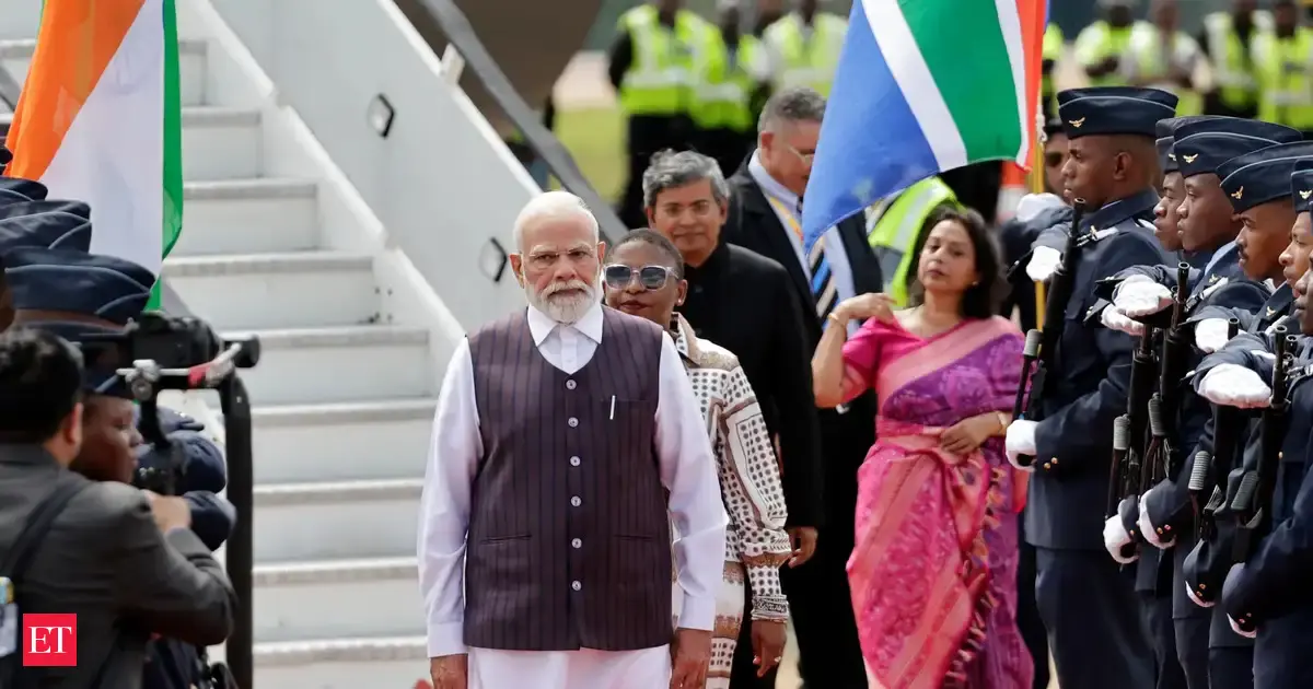PM Modi in Johannesburg for G20's first Africa summit, focus on global south