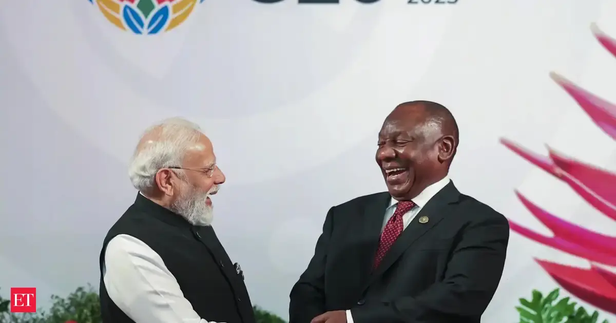PM Modi extends gratitude to South African President Cyril Ramaphosa for "warm welcome" to G20 Summit