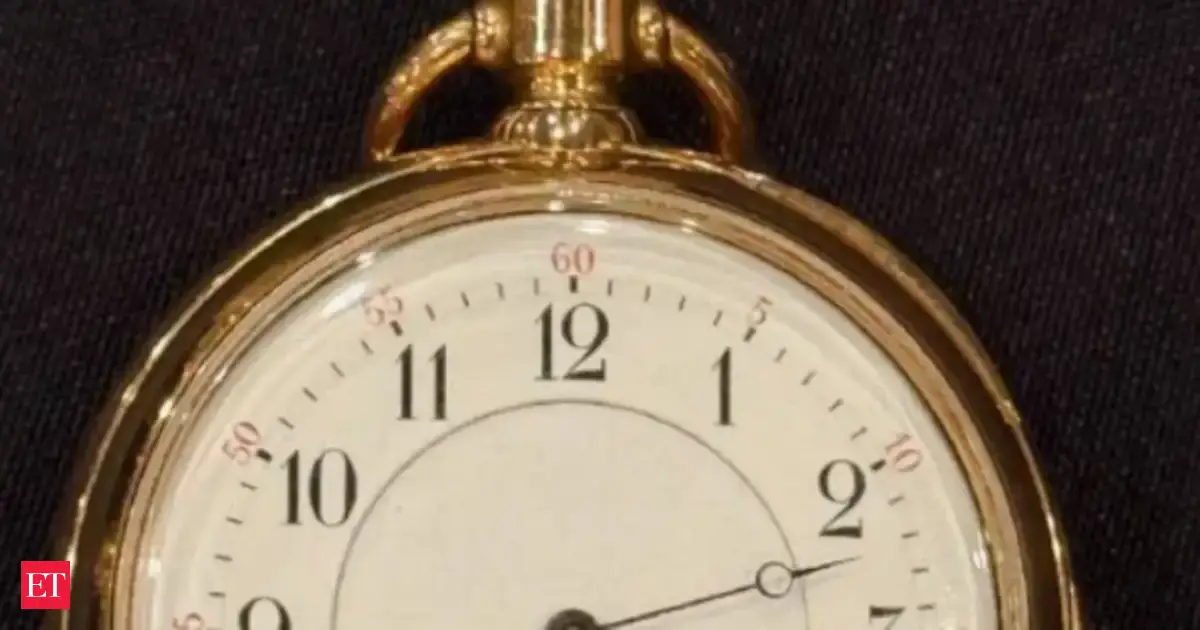 Titanic gold pocket watch sells for record £1.78 million, becomes most expensive Titanic artifact