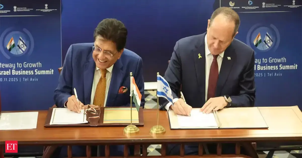 India, Israel may implement proposed FTA in two phases