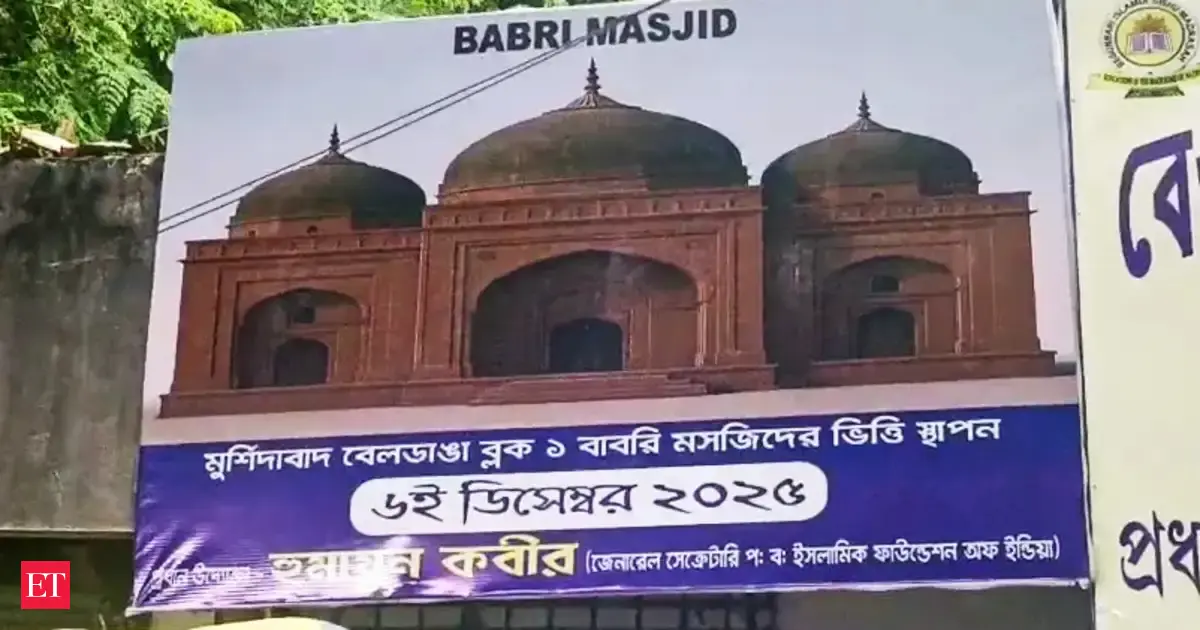 ‘Babri Masjid’ foundation stone to be laid on Dec 6 in Murshidabad, claims TMC MLA Humayun Kabir; posters surface