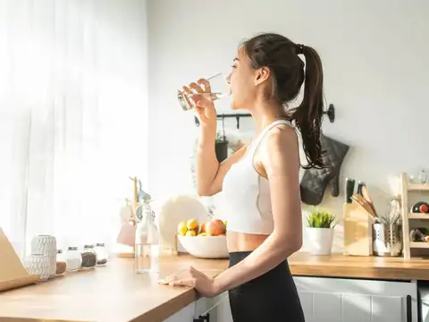 Drink water before anything else