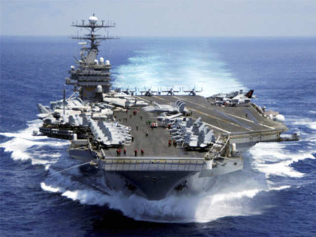 Nuclear powered aircraft carrier USS Carl Vinson
