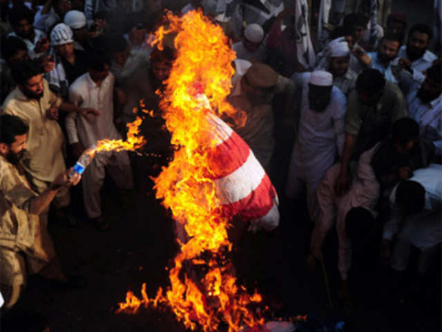 Anti-US protests in Pakistan
