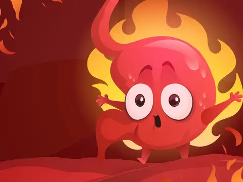 That Post-Meal Burn Explained