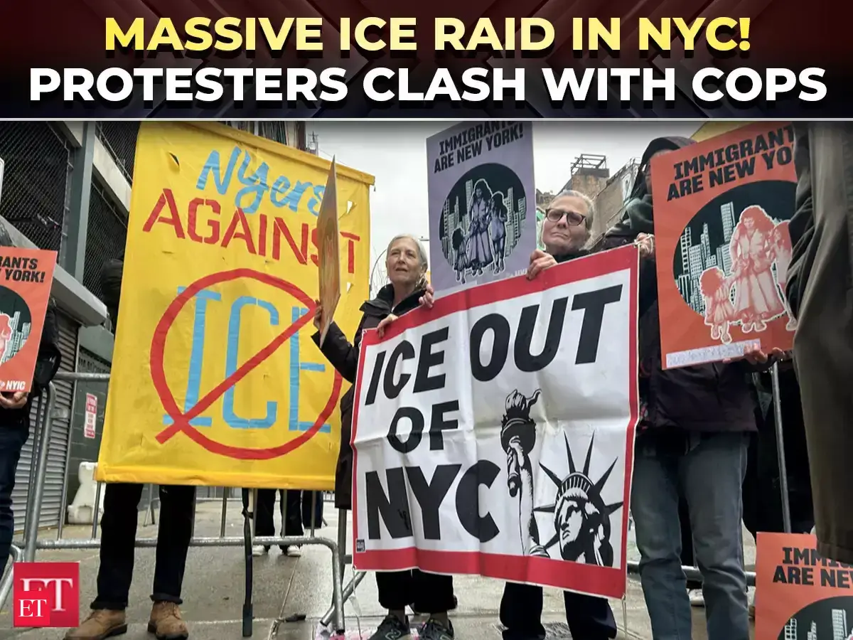 us immigration crackdown: ICE vs protesters: Several arrested as New ...
