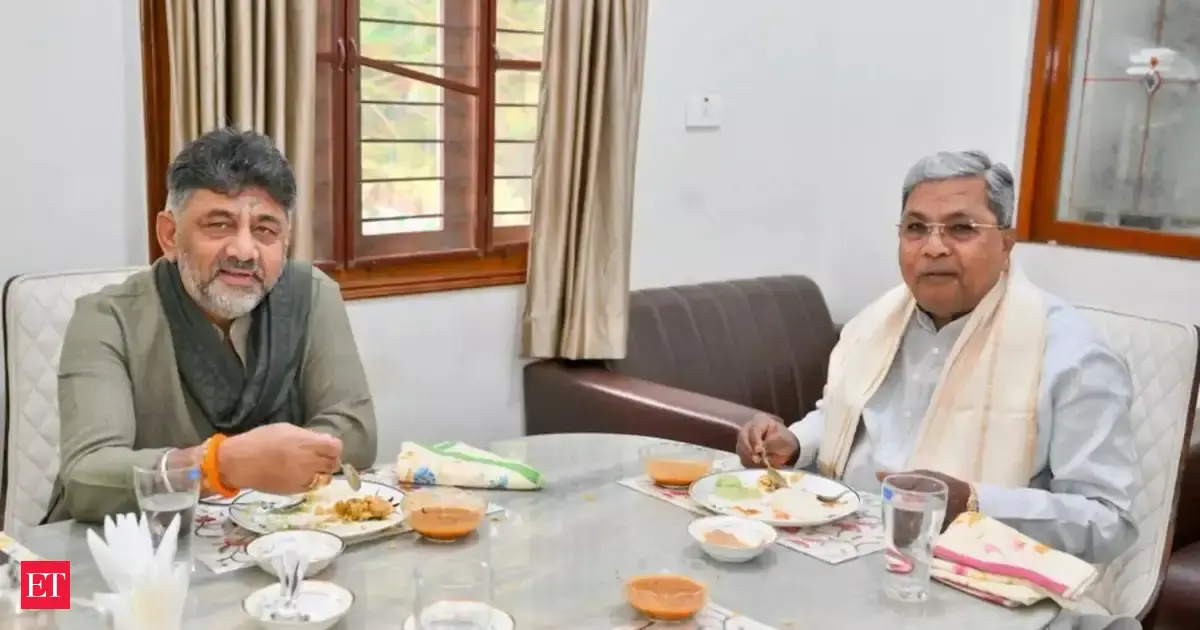 Team Building! CM Siddaramaiah will head to DK Shivakumar’s house for breakfast on Tuesday