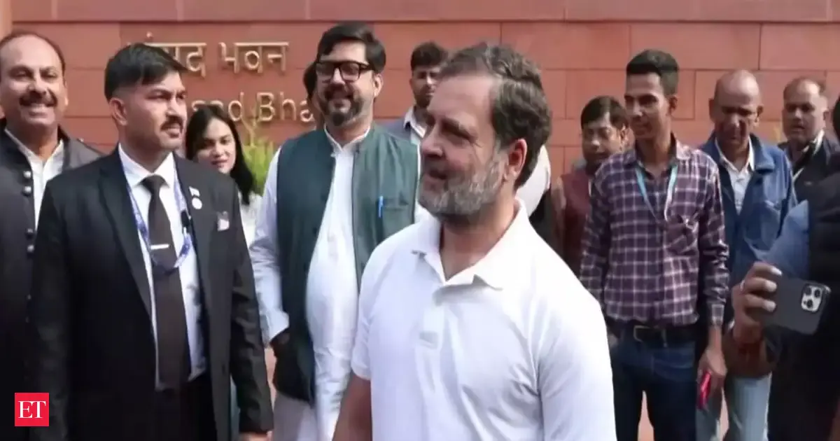 Pets not allowed outside but inside: Rahul Gandhi amid row over bringing dog in Parliament