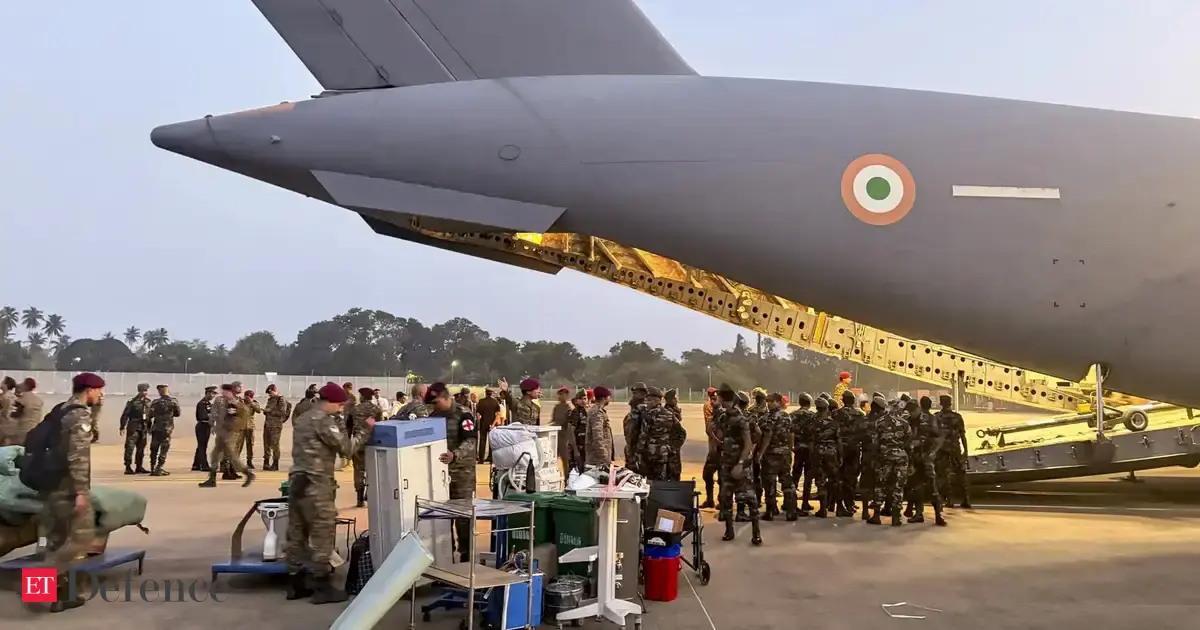 C-17 airlifts para field hospital to Colombo, Army deploys integrated task force to aid Sri Lanka