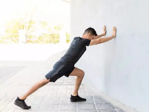 Calf and hamstring stretch