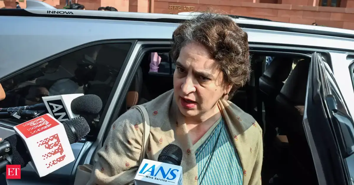 'What is their answer now': Priyanka Gandhi jabs BJP on rupee breaching 90/dollar
