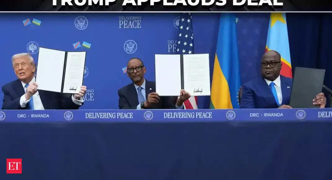 'Will unlock new opportunities...': Trump hails 'historic' peace deal ending Congo–Rwanda conflict