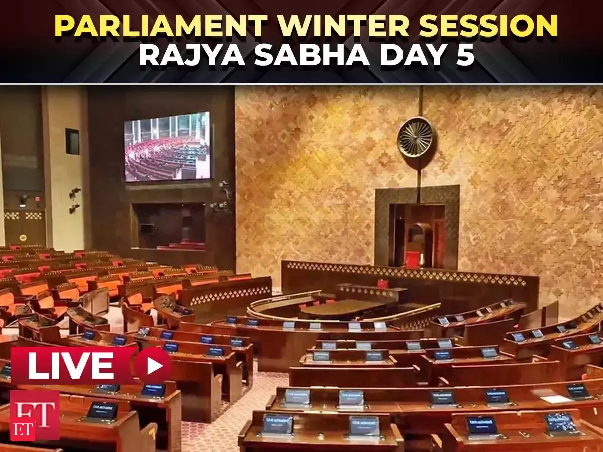 Rajya Sabha Day 5 LIVE | Cess Bill, Tamil Nadu tension, Rupee crisis ...