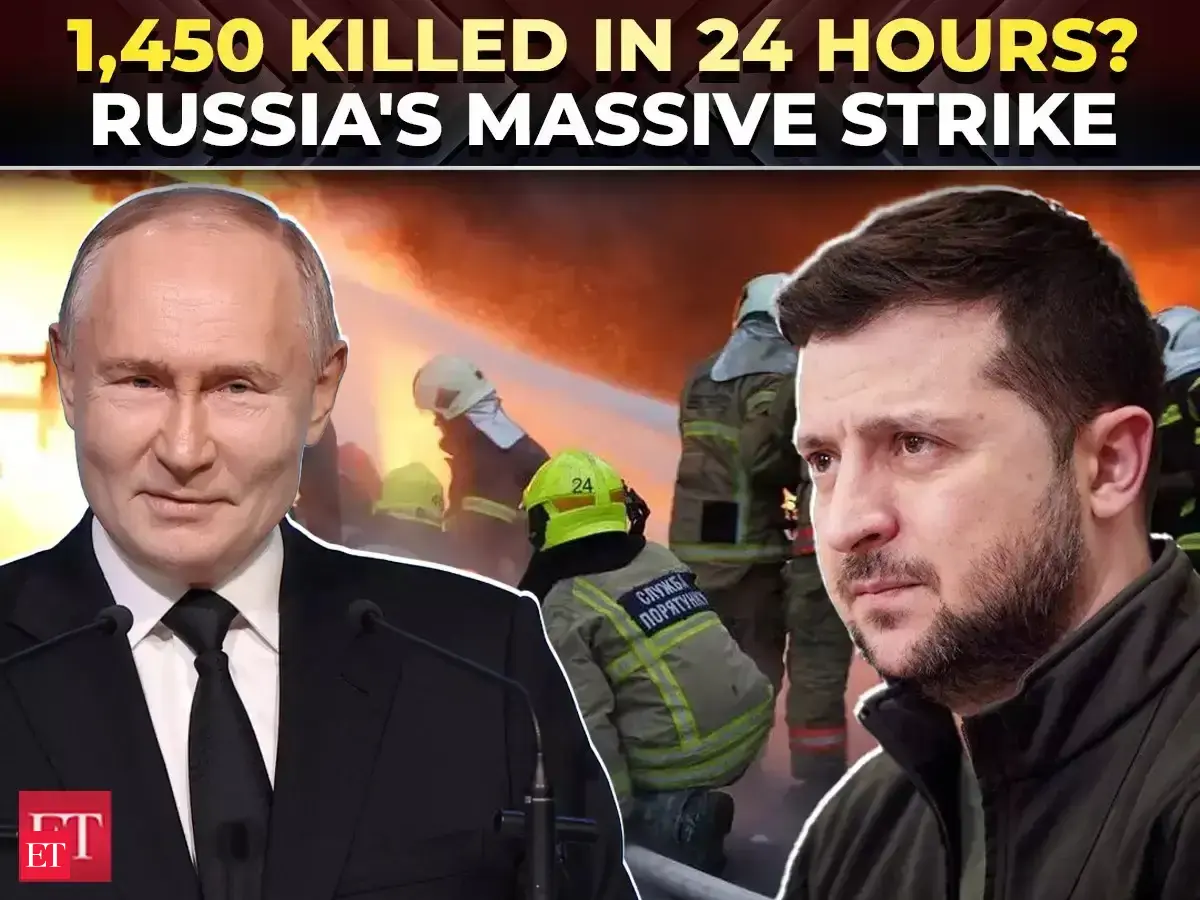 Russia-Ukraine winter war video: '1,450 Ukrainian soldiers dead' as ...