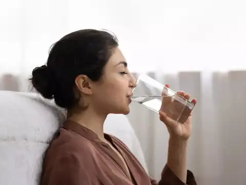 Avoid gulping or over-hydrating at once