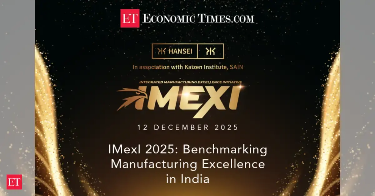 IMexI 2025 — India’s Manufacturing Excellence Tribute | 12 December ...