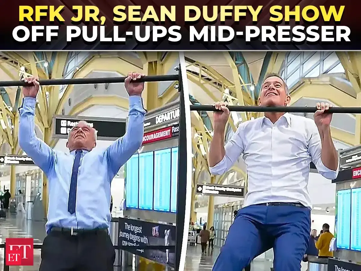 sean duffy: RFK Jr. vs Sean Duffy: Trump allies do pull-ups on camera ...