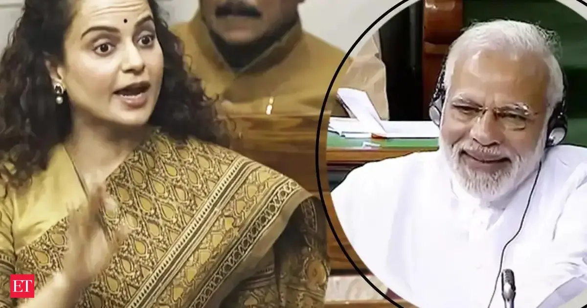 Kangana Ranaut says Modi ‘hacks hearts, not EVMs’ as she accuses Sonia Gandhi of ‘vote chori’ in 1980s