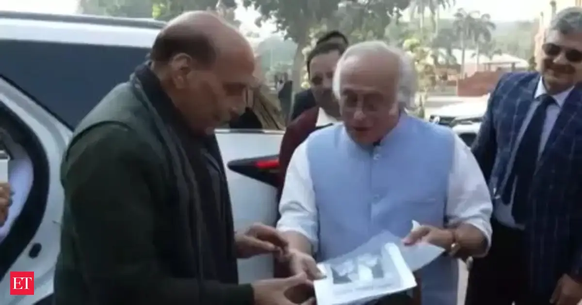Parliament watch: Jairam Ramesh gives Rajnath Singh copy of Maniben Patel's diary entries to rebut his 'Nehru-Babri' claim