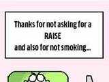 No Raise and no Smoking zone!