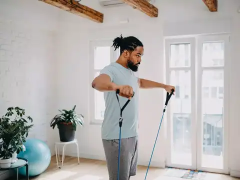 Resistance bands and bodyweight circuits