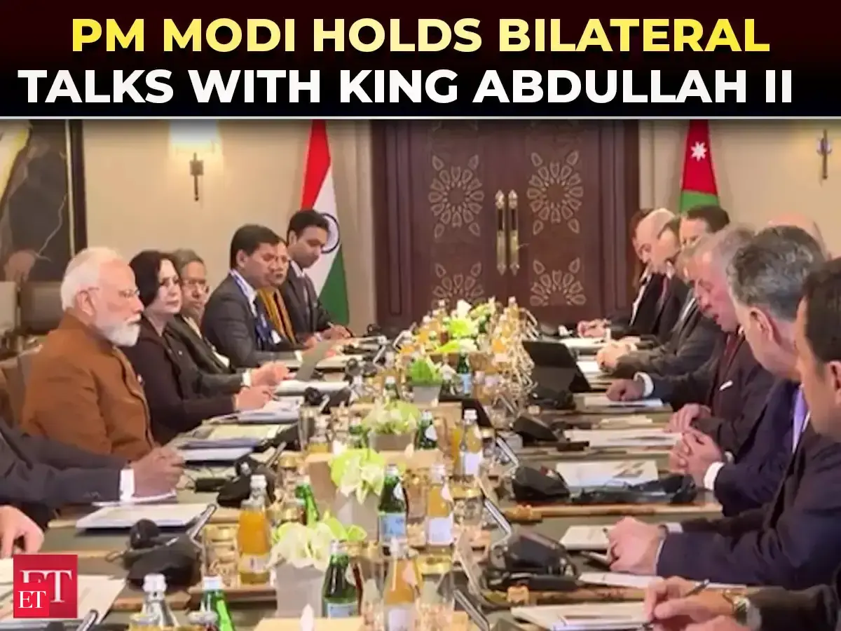 PM Modi holds bilateral talks with HM King Abdullah II ibn Al Hussein ...