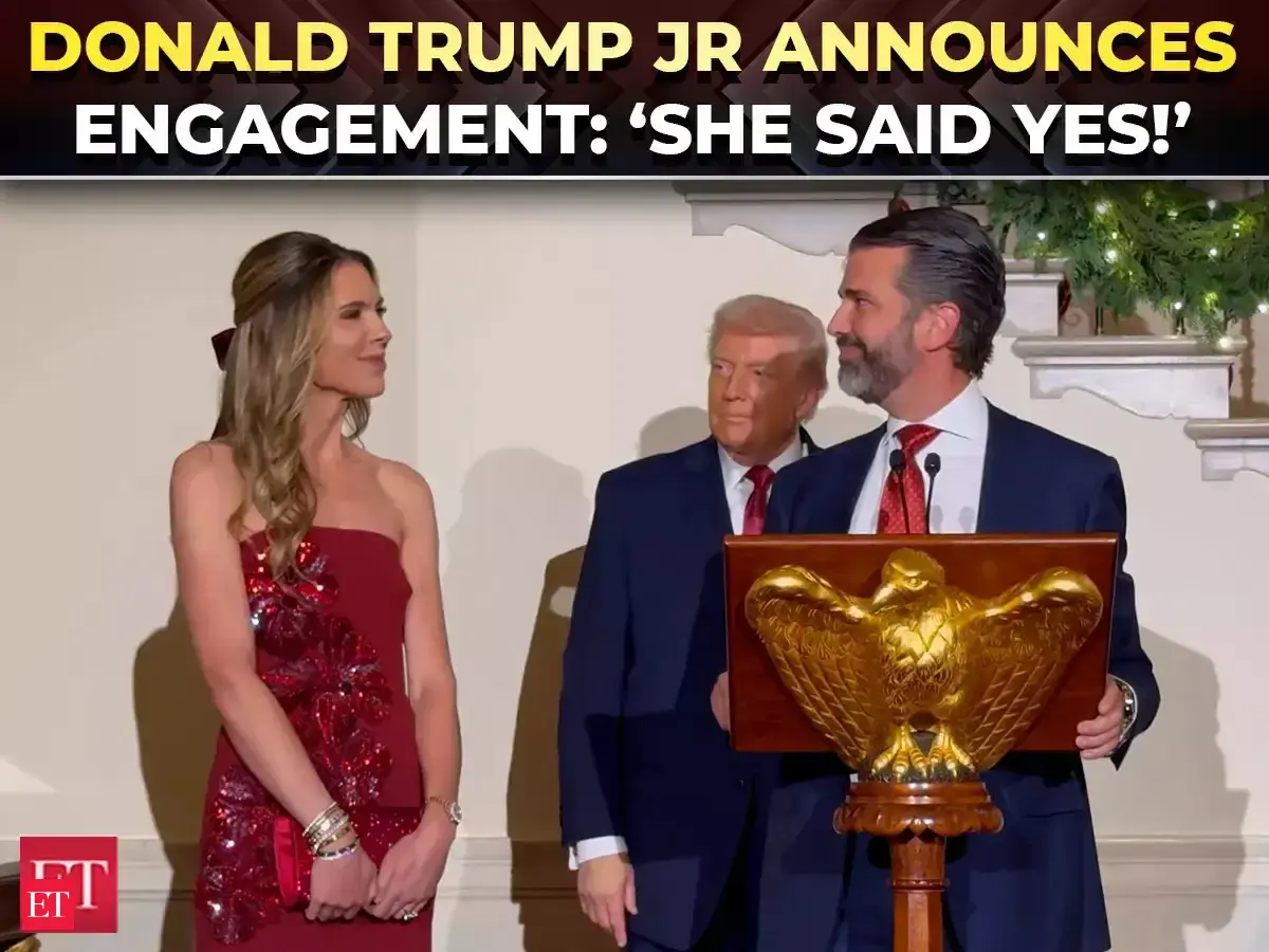'Love of my life!': Trump Jr announces engagement to Bettina Anderson