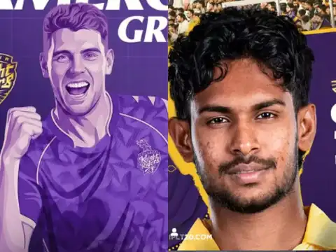 Cameron Green (Kolkata Knight Riders, 25.2 Crores) & Matheesha Pathirana (Kolkata Knight Riders, 18 Crores)