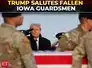 &lsquo;They served with honor&rsquo;: Trump pays respects to Iowa Guardsmen and interpreter killed in Syria