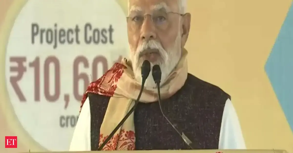 Double-engine government solving problems created by Congress in Assam: PM Modi