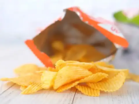 Flavoured chips and snacks