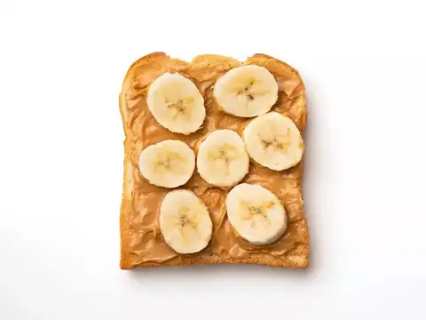 Peanut butter sandwich on brown bread: accessible and effective