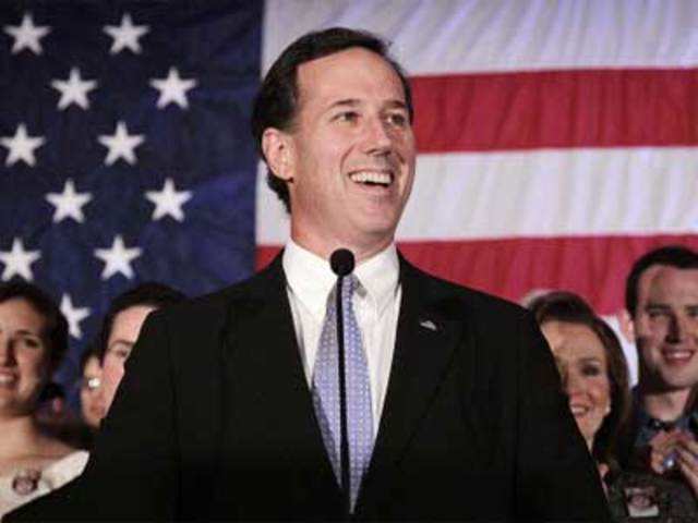 Rick Santorum says deep conservative values make him a stronger challenger