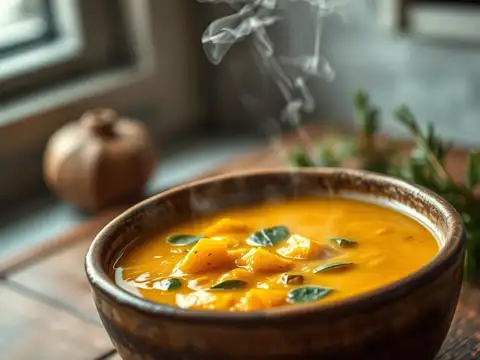 Turmeric & Ginger Vegetable Soup