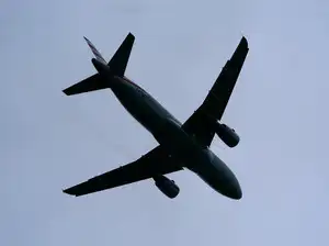 Indian airline Flight/Plane flying in skies after taking off from the airport