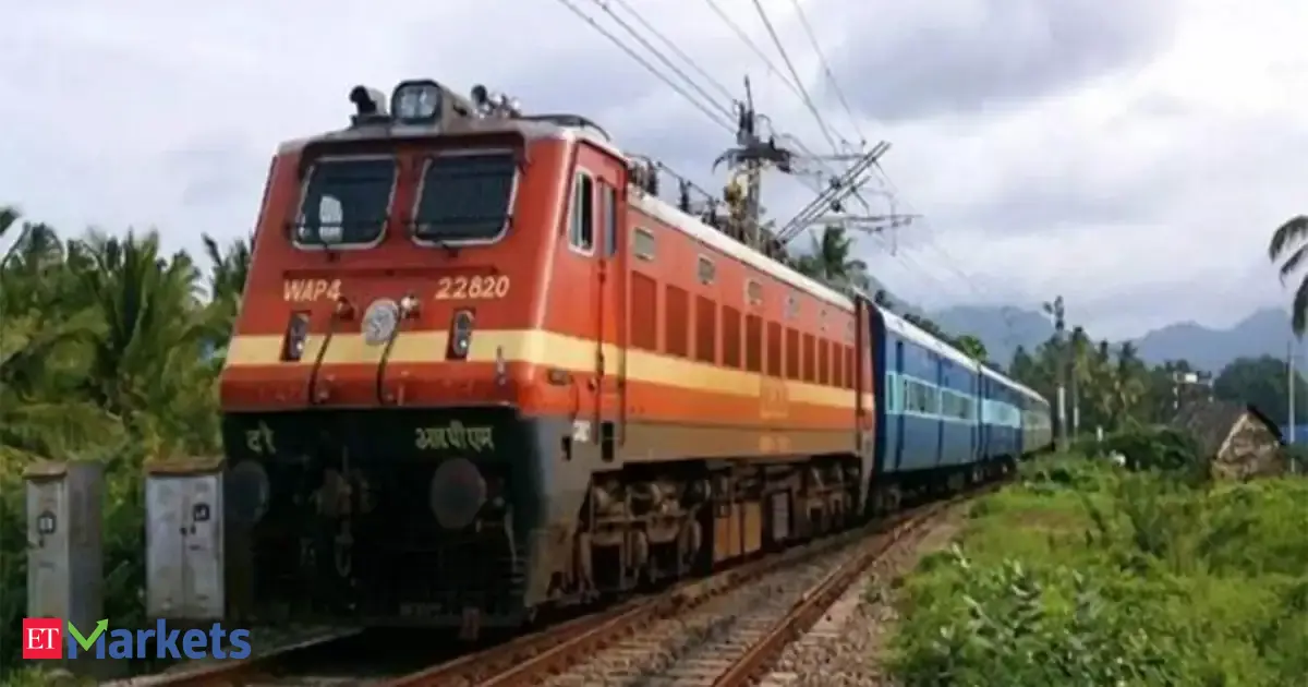 RVNL, IRFC and other railway-linked stocks surge up to 10% as new railway fares kick in