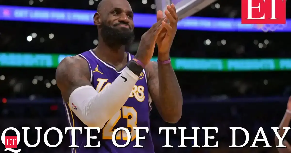 Quote of the day by LeBron James: ‘All your life you are told the things you cannot…’